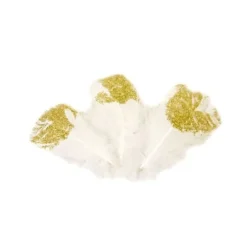 Plume Paillet Or X 25 Pi Ces