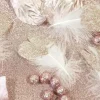 Plume Paillet Rose Gold X 25 Pi Ces