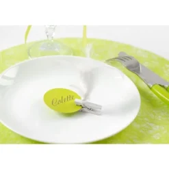 Plume Sur Pince Blanche X 6 Pi Ces