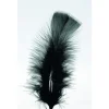 Plumes Pieds Plats Noir X100Pcs