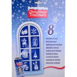 Pochoirs De Noel Pas Cher 21X28Cm X 8 Pi Ces