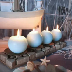 Porte 4 Bougies Bois Flotte