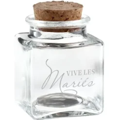 Pot En Verre Carr Vive Les Mari S