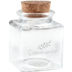 Pot Encrier Communion En Verre Transparent