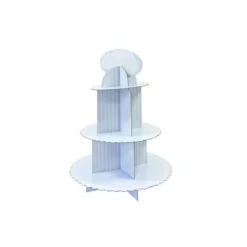 Pr Sentoir Cups Cake Babyshower Bleu Ciel