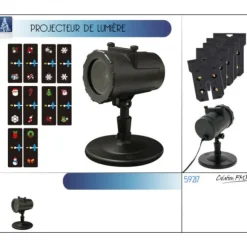 Projecteur Led Lumineux Motifs De Noel
