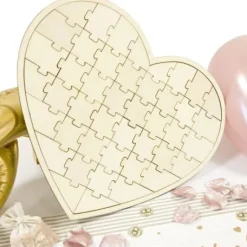 Puzzle En Bois En Forme De Coeur