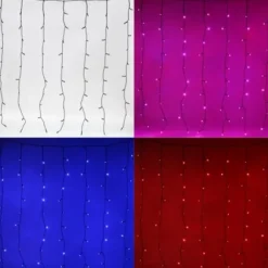 Rideau Lumineux 100 LeDécouleurs Changeantes