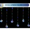 Rideau Lumineux Avec Boules 96 Led