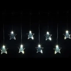 Rideau Lumineux Noel 8 Tomb Es Motif Toile