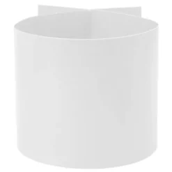 Rond De Serviette Blanc En Carton X 6 Pi Ces