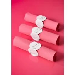 Rond De Serviette En Carton Colombe X 10 Pi Ces