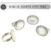 Rond De Serviette Mariage Perle X 4 Pi Ces