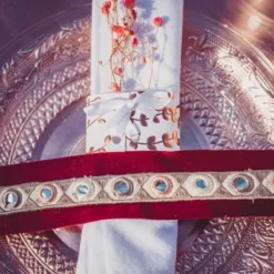 Rond De Serviette Vegetal Rose Gold X 10 Pi Ces