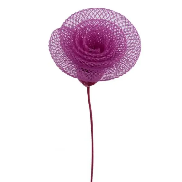 Rose Torsad E Décorative 7 Cm X 6 Pi Ces