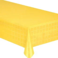 Rouleau De Nappe Damass Jaune 25 M Tres