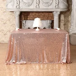 Rouleau De Nappe Paillet E Rose Gold 3 M Tres