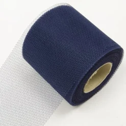 Rouleau De Tulle Bleu Marine 8 Cm X 20 M