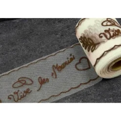 Rouleau De Tulle Vive Les Mari S Pour Voiture