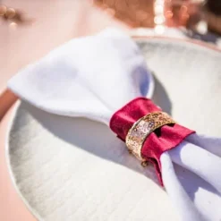 Ruban Adh Sif Sequins Rose Gold