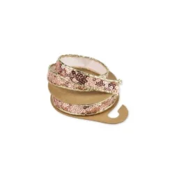 Ruban Adh Sif Sequins Rose Gold