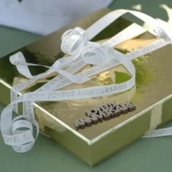 Ruban Bolduc Joyeux Anniversaire Or 10Mm X 25 M Tres