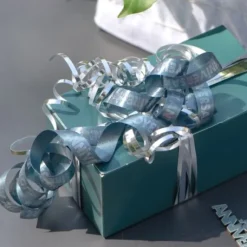 Ruban Bolduc Joyeux Anniversaire Bleu Canard 10Mm X 25 M Tres