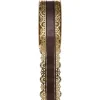 Ruban Charlotte Dentelle Chocolat 50Mm X 20 M Tres