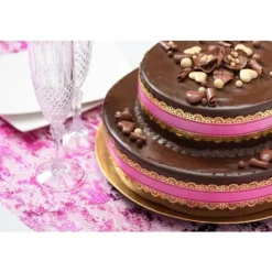 Ruban Charlotte Dentelle Chocolat 50Mm X 20 M Tres