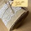 Ruban Jute Et Dentelle Pas Cher 60Mm