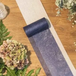 Ruban Large Bleu Marine 10 Cm X 10 M