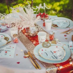 Ruban Satin T Te A T Te Rouge Avec Coeur