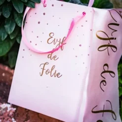 Sac Cadeau Evjf Rose Gold Paillette