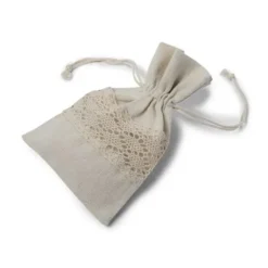 Sac Drag Es Avec Lin Et Dentelle X 5 Pi Ces