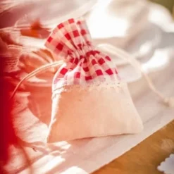 Sac Drag Es En Lin Vichy X 5 Pi Ces