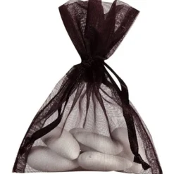 Sac Drag Es En Organza Noir X 10 Pi Ces