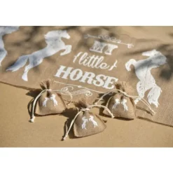 Sac Drag Es Theme Cheval Avec Jute X 4 Pi Ces