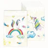 Sachet Papier Licornes X8Pcs
