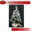 Sapin Décoratif De Noel Pied Jute 60Cm