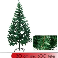 Sapin De Noel Artificiel Vert 210 Cm
