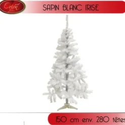 Sapin De Noel Artificiel Blanc Iris 150Cm