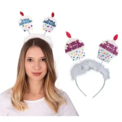 Serre-T Te G Teau Joyeux Anniversaire Couleur Al Atoire