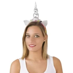 Serre-T Te Licorne Argent Multicolore