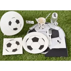 Serviette En Papier Mariage Foot X 20 Pi Ces