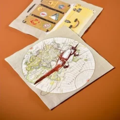 Serviette En Papier Mariage Voyage X 20 Pi Ces