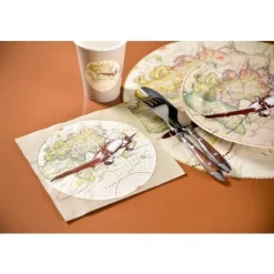 Serviette En Papier Mariage Voyage X 20 Pi Ces