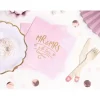 Serviette En Papier Mr Mrs Rose X 20 Pi Ces