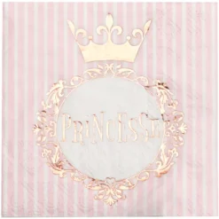 Serviettes En Papier Anniversaire Princesse 25Cm X20 Pi Ces