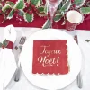 Serviettes En Papier Joyeux Noel 33Cm X 16 Pi Ces