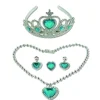 Set Bijoux Princesse Diad Me Cha Ne Boucle D'Oreilles Bleu